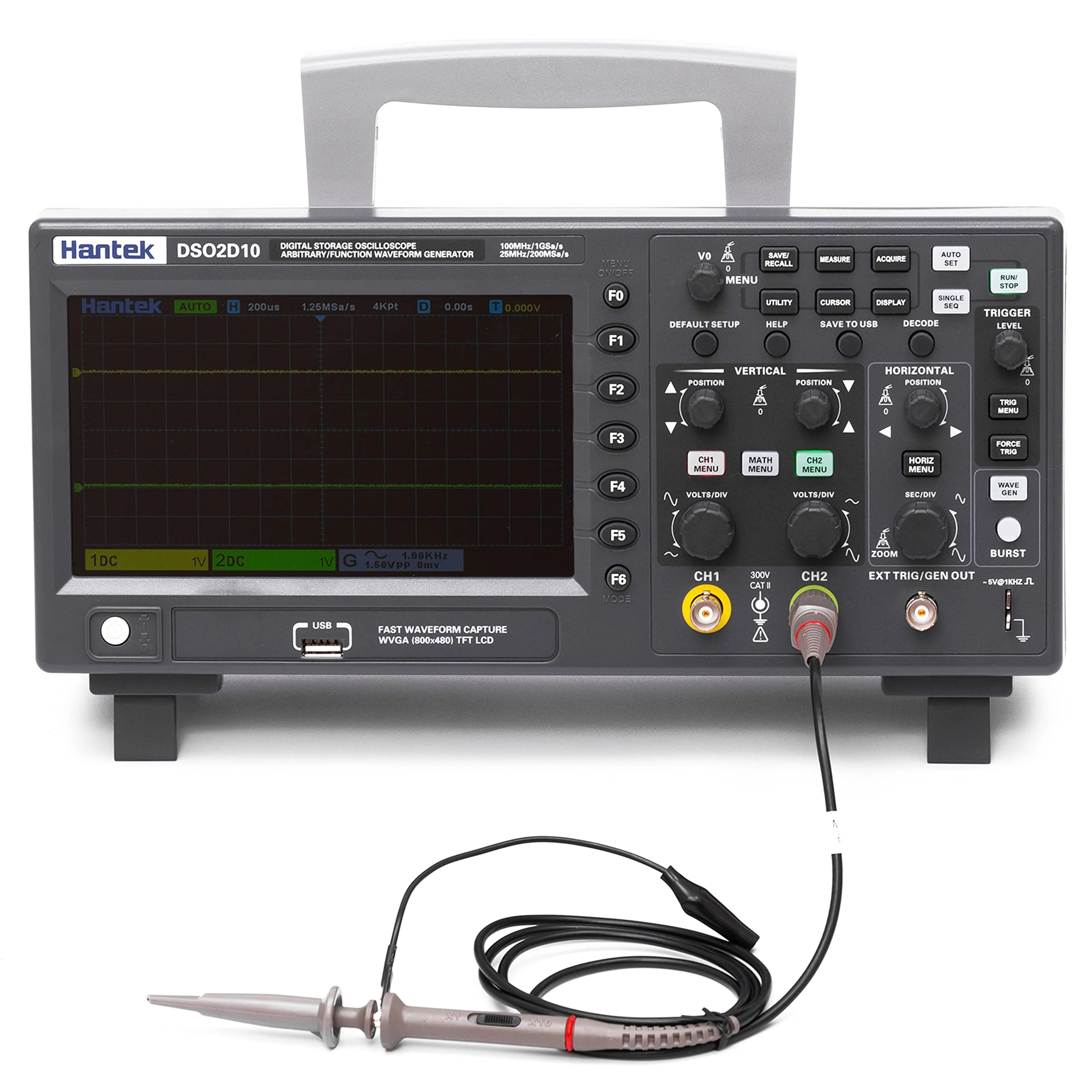 Hantek DSO2D10 Digital Storage Oscilloscope (5)